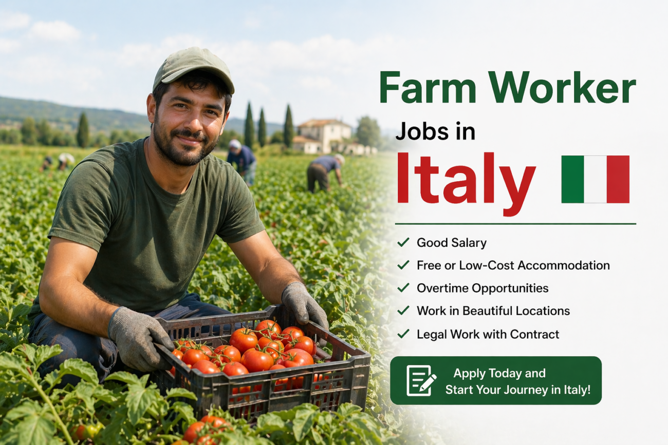 Farm Worker Jobs in Italy | Seasonal & Full-Time Positions 2026