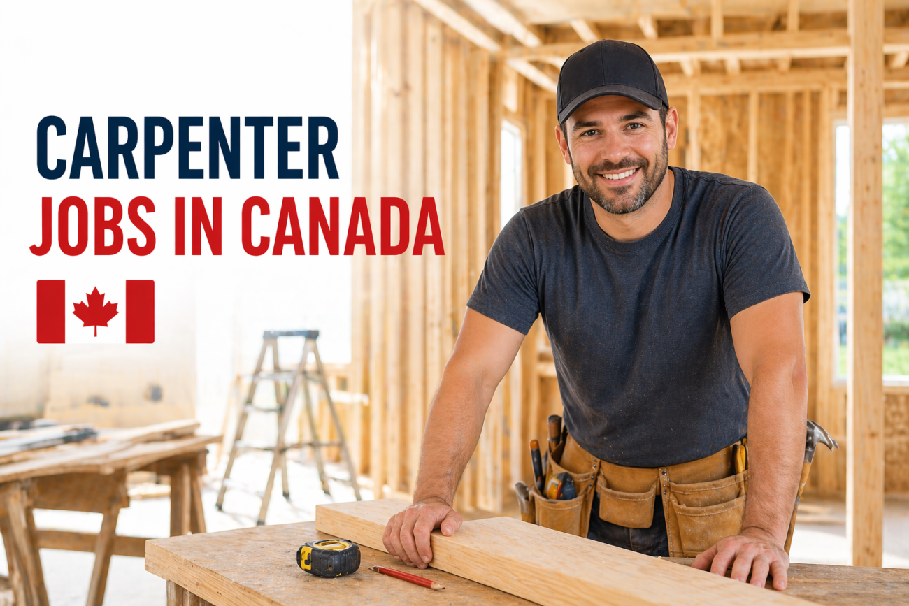 Carpenter Jobs in Canada – 3 Positions Available