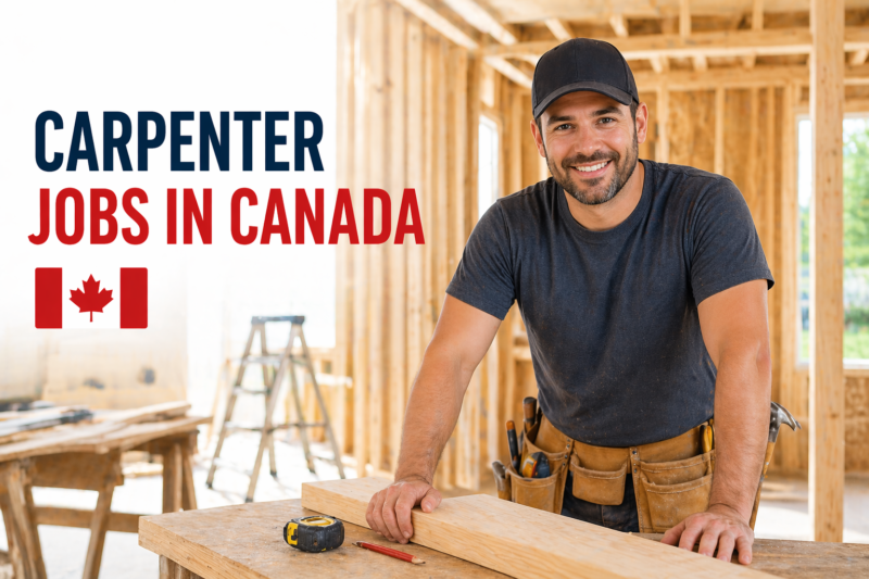 Carpenter Jobs in Canada – 3 Positions Available