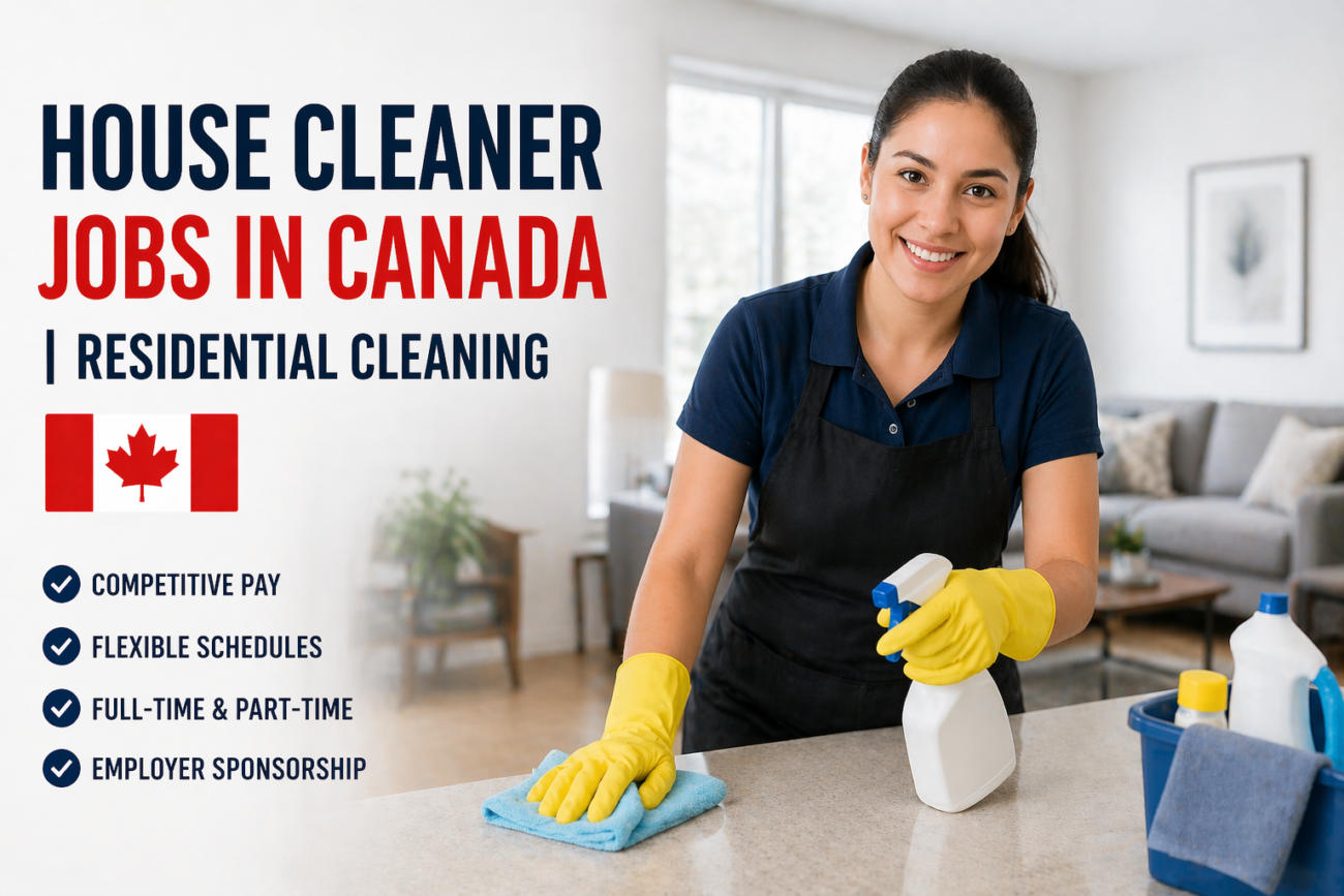 House Cleaner Jobs in Canada | Residential Cleaning